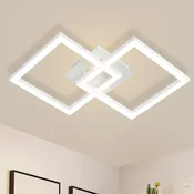 Nettlife NETTLIFE 24W geometrijska LED stropna svetilka, stropna razsvetljava za dnevno sobo in spalnico, (22111134)