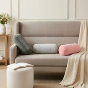 vidaXL Prevleka za blazino 2 kos HEERLEN Temno siva Premer 15 x 40 cm
