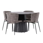 Jedilniški komplet Dallas 4257 (Temno rjava) 75cm