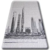 eoshop Preproga SIZAL FLOORLUX 20240 srebrna/črna ( - Velikost: 200x290 cm)