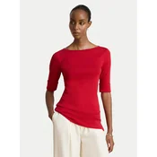 LAUREN RALPH LAUREN Bluza 200654963197 Rdeča Slim Fit