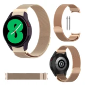 Pašček za Samsung Galaxy Watch4 5 6 7 40/44/45/46/47 mm kovinski BARVE 20 mm