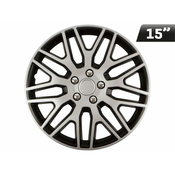 Carmotion Dakar pokrovček NC srebrn / črn 15, 1 kos.
