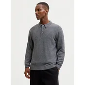 Jack & Jones Pulover Maverick 12286144 Siva Regular Fit