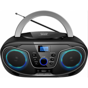 Silva MPC 19.4 prenosni radio, USB, črno-srebrn