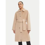 PINKO Prehodni plašč 103836 A1ZN Bež Regular Fit