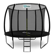 INLEA ULTIMATE Jump trampolin s unutarnjom zaštitnom mrežom 305 cm - crni