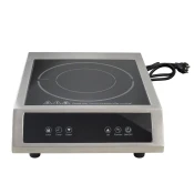 EVA prenosna kuhalna plošča Gastro 42,5x32,5xh10cm, za indukcijo, inox, steklo