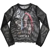 Janis Joplin Pearl Garden (Mesh) Black M Ženske Majica
