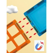 Magnetic Tiles Magnetski set za gradnju Dream Builder 60 dijelova - Magnetne plocice