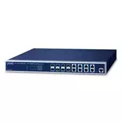 PLANET Lag 3 8-port 10GBASE-X SFP+ + Managed L3 10G Ethernet (100/1000/10000) 1U Blue