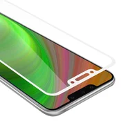Cadorabo CADORABO Huawei MATE 20 LITE - Zaščitna folija za transparentna z belo - Zaščitno steklo s kaljenim zaslonom s trdoto 9H in 3D dotikom, (20562945)