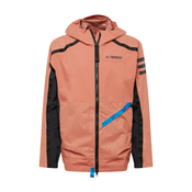 adidas Terrex Outdoor jakna Utilitas, crna / plava / tamno narancasta