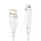 KONFULON Data kabl DC64, 3A, USB iPhone Lightning, 1m, Beli