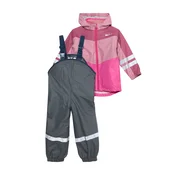 PLAYSHOES Funkcionalna obleka temno siva / pitaja / puder / svetlo roza