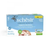 Schesir Complete&Balanced konzerva za macke Multipack - Tuna i brancin želeu 85g