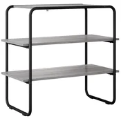 Vidaxl Konzolna miza Siva Sonoma 80 x 41 x 75 cm Inženirski les