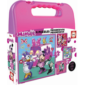 Educa Minnie in Daisy 4v1 Puzzle (12,16,20,25 kosov)