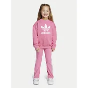 adidas Komplet jopica in legice JY3741 Roza Flared Fit