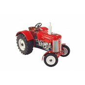 KOVAP Traktor Zetor 50 Super rdeč na ključu kovinski 15cm 1:25 v škatli