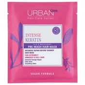 SELEN KOZMETIK URBAN CARE Maska pre šamponiranja za oštecenu i kosu bez sjaja Intense Keratin, 50ml