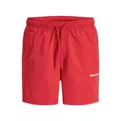 JACK & JONES Kratke kopalne hlače JPSTMAUI rdeča