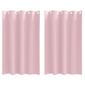 Zavese za zatemnitev z obroči 2 kos Baby roza 175 x 140 cm