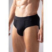 POMIRISHI BAMBOO UNDERWEAR Muške slip gace Premium, Crne