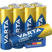 NEW Baterije Varta Long Life Power AA (LR06) (8 Kosi)
