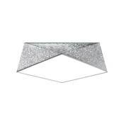 Sollux SL.0694 - Plafonsko svetlo HEXA 3xE27/60W/230V srebrno