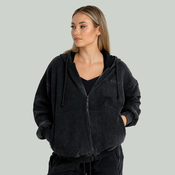 STRIX Women‘s Zip Hoodie Washed Black