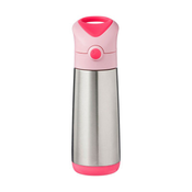 Termovka za pijačo s slamico 500 ml – flamingo fizz