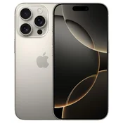 APPLE obnovljen pametni telefon iPhone 16 Pro 8GB/256GB, Natural Titanium