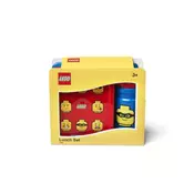 LEGO ICONIC Classic deseti komplet (steklenica in škatla) - rdeča/modra