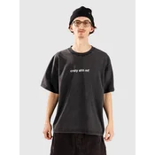 A.LAB Crazy Ahh Mf Cropped moška majica vintage black
