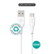 eSTUFF INFINITE kabel USB C-A, bel