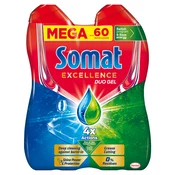 Somat Excellence Duo Grease gel za perilicu posuda, 60 pranja