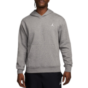 Nike Jordan Brooklyn Fleece Mens Pullover Hoodie - Grey - Fleece