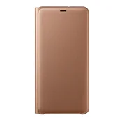 Samsung A7 (2018) SAMSUNG futrola, aktivni FLIP, tekstilni uzorak, ZLATNA EF-WA750PFEG
