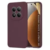 Silikonski ovitek Techsuit SoftFlex za Xiaomi Redmi Note 15 Pro Plus 5G/Poco M8 Pro - temno rdeč