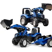 Falk Traktor na Pedały New Holland T8 z Łyżkš i Przyczepš 3-7 lat