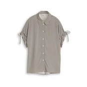 TOM TAILOR Bluza rjava / bela
