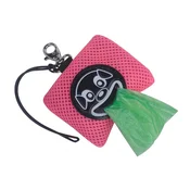 TRE PONTI POOP BAG - NOSILEC ZA VREČKE - SMILEY Pink