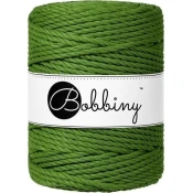 Bobbiny 3PLY Macramé Rope 5 mm 100 m Moss Green Vrvica