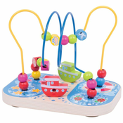 Bigjigs Baby Leseni motorni labirint Morje