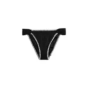 Mint Velvet Bikini hlačke svetlo bež/črna