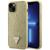 Etui za telefon Guess iPhone 14 6,1 zlata barva