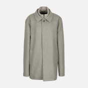 Grey Mens Coat Geox Monreale - Mens
