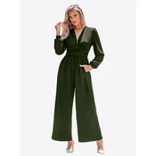Cupshe Kombinezon V-neck zelena