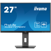 IIYAMA Monitor LED XUB2797QSN-B1 27 IPS 2560 x 1440 @100Hz 250 cd/m2 1300:1 1ms HDMI DP 4xUSB Hub, USB-C 65W RJ45 height, swivel, tilt, pivot (rotation both sides)